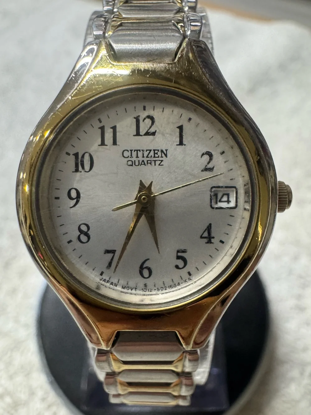 Citizen Two-Tone Gold and Silver Analog Quartz Watch